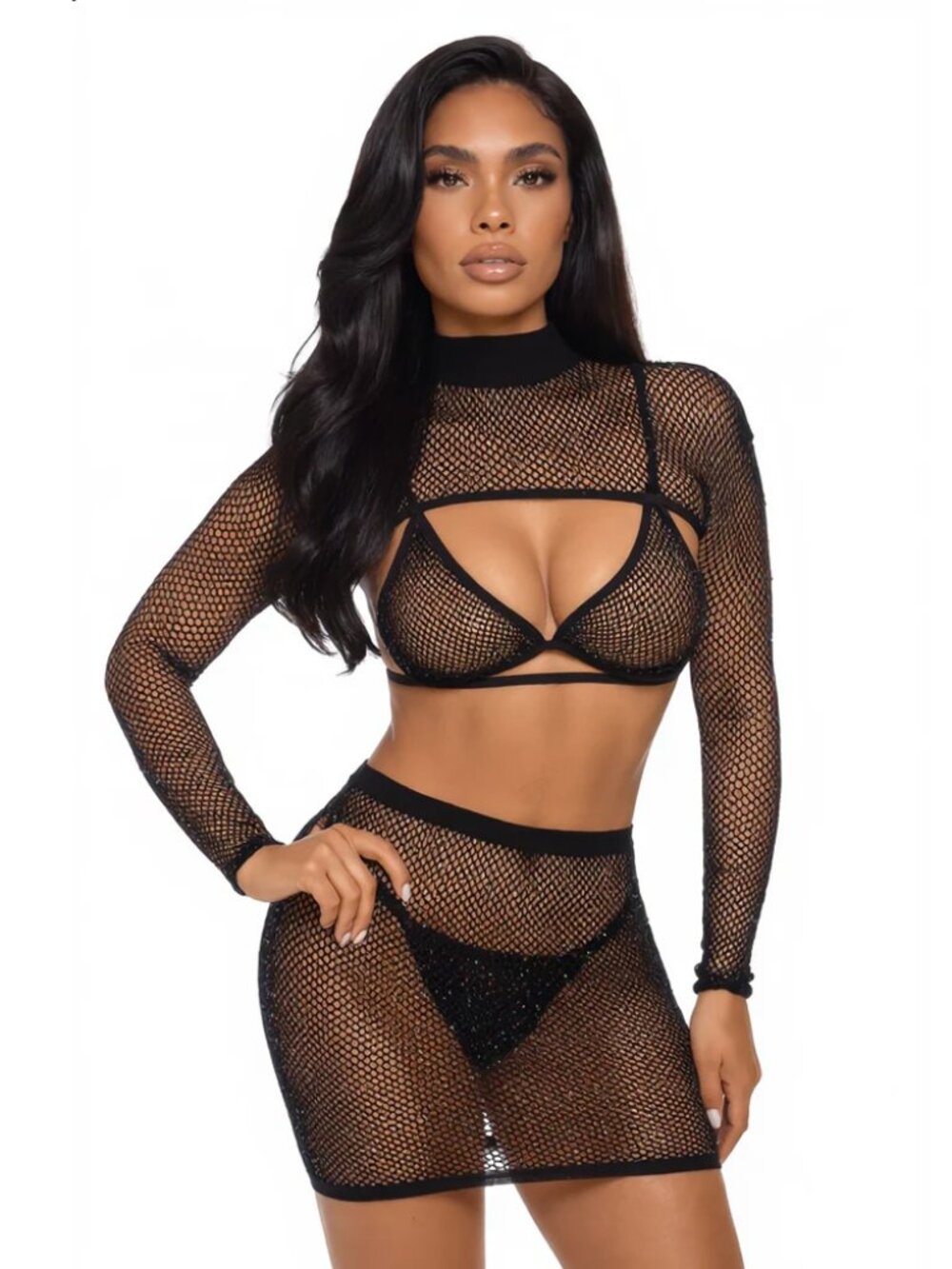 Shimmer With Me 2-Piece Bodystocking Set